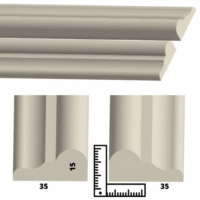 Tamme spegelbåge profil