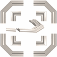 Rainas gipslist på bilden