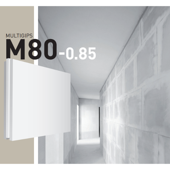 Kipsplokk M80-0.85, 10m² 30tk/alus