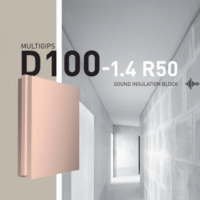Ehitusplokk D100-1.4 R50, 4.8m² 24tk/alus