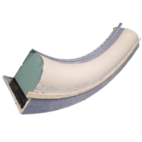 Ring med nyligen applicerat modellgips